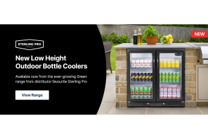 NEW OUTDOOR BOTTLE COOLERS