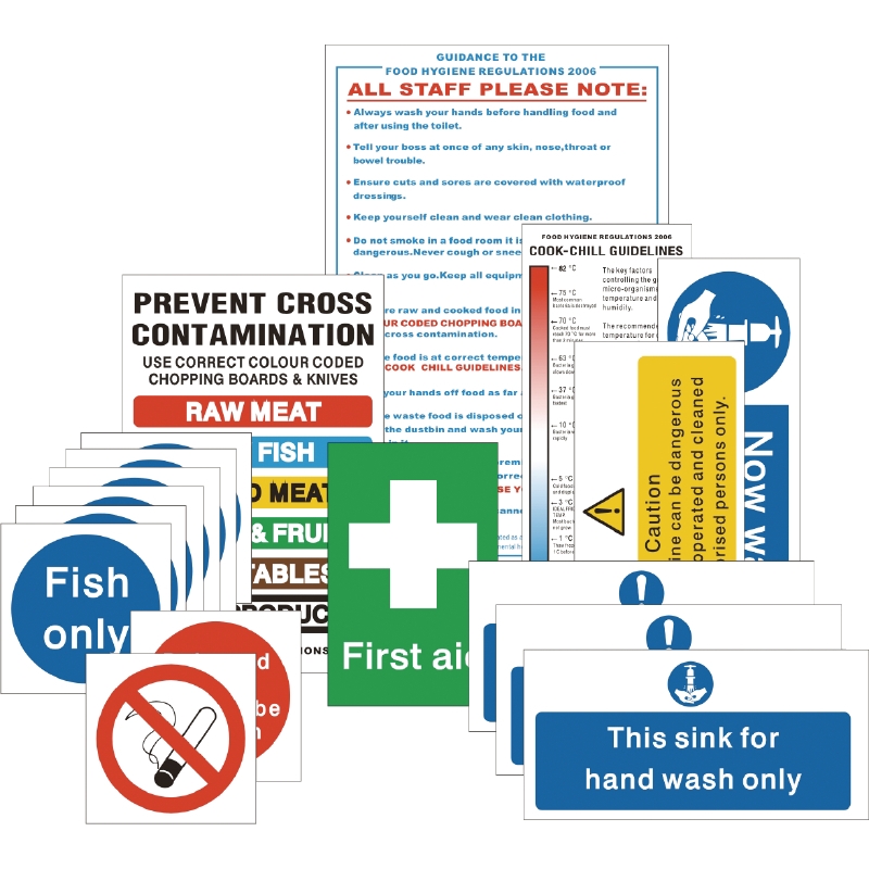 Catering Health & Safety Sign Packs