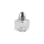 Individual Mini Glass Salt Pot Shaker 20 x 20 x 55mm - Genware