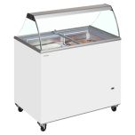 Tefcold IC500SC Canopy Ice Cream Display Freezer - 12  Tubs