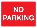 No Parking Sign 300x400mm Wall Mounted