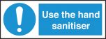 Use the hand sanitiser. 300x200mm. S/A