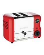 Rowlett Esprit 2 Slot Toaster Traffic Red w/2 Additional Elements & Sandwich Cage - CH180