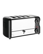 Rowlett Esprit 4 Slot Toaster Jet Black w/2x Additional Elements & Sandwich Cage - CH183