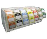 Removable Day Of The Week Food Labels For Fridge, Freezer & Ambient - With Dispenser