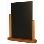 Chalk Table Board 21X30cm Large Teak - Genware