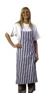 Chef's / Waiter's Bib Apron Blue & White Stripe
