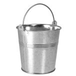 Galvanised Presentation Bucket 7x5.5x5cm