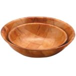 Woven Wood Bowl Round 30cm / 12"