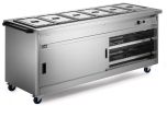 Lincat P8B6 Panther 800 Series - Hot Cupboard with Bain Marie Top 