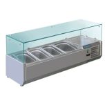 Polar GD875 Refrigerated Servery Topper 4 GN