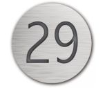 Table Number Discs Silver Engraved for Restaurant / Cafe / Pub - Singles