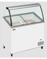 Tefcold IC301SCE + CANOPY Canopy Ice Cream Display Freezer - 7 Tubs