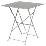 Bolero GK988 Grey Square Pavement Style Steel Table