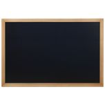 Wall Chalk Board 60X80cm Teak - Genware