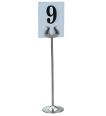 Table Number Stand - Stainless Steel TNS-8 - 20cm / 8"