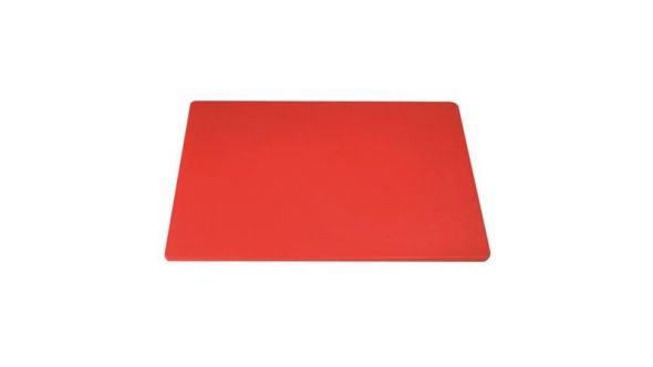 Red Colour Coded Chopping Board 14" X 10" X 0.5" - SXCB1014R