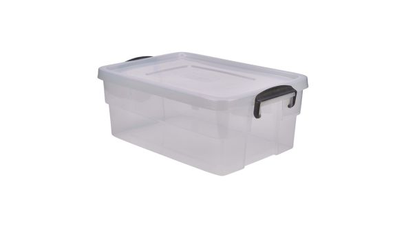 Storage Box 38L W/ Clip Handles - Genware