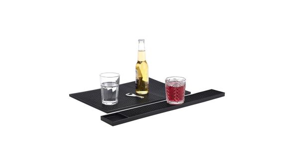 Barmat 23.4"X3.3" Black - Genware