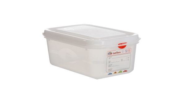 Genware Storage Container 1/4GN - 100mm Deep 2.8L