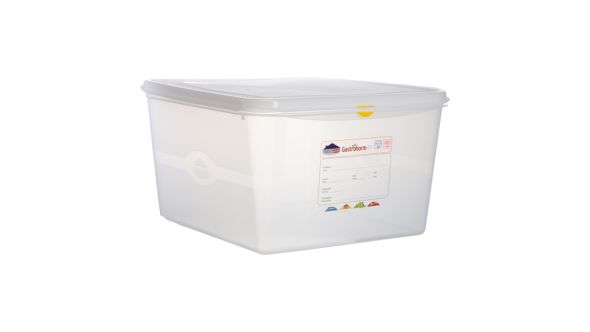 Genware Storage Container 2/3 200mm Deep 19L