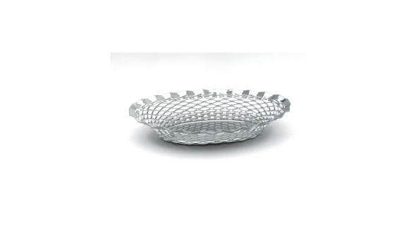 Stainless Steel Oval Basket 11.3/4"X9.1/4" - Genware