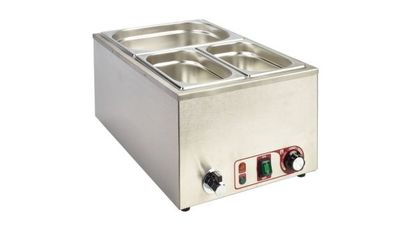 Bain Marie  Full Size 1/1 GN With Tap 1.2Kw - Genware