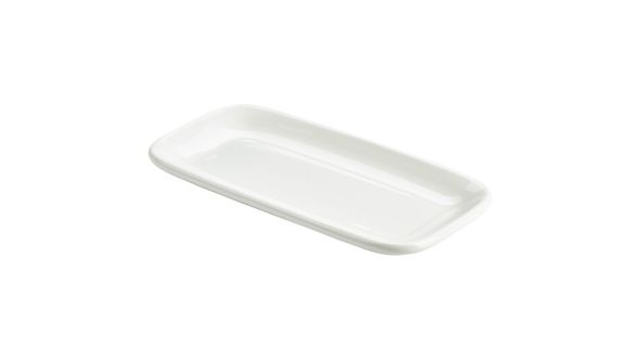 Royal Genware Rectangular Rounded Edge Plate 25 x 13cm