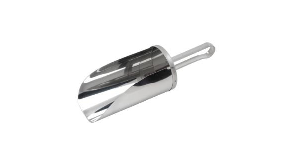 Stainless Steel Flour Scoop 6" Scoop Length, 0.4L Cap