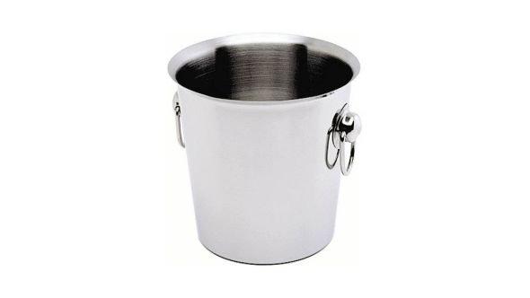 Stainless Steel Wine Bucket With Ring Handles - Genware