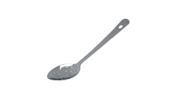 Stainless Steel Perforated Spoon 14" - Genware