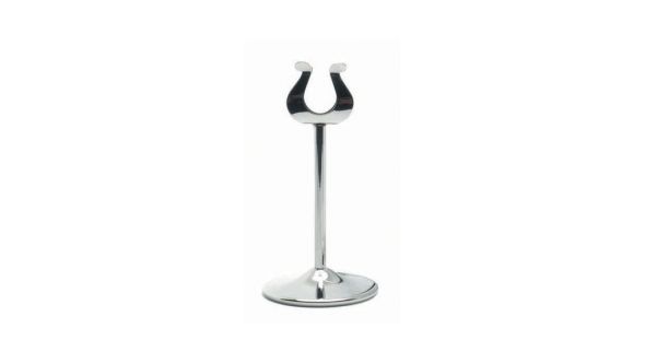 Stainless Steel Menu Stand 4" Tall - Genware