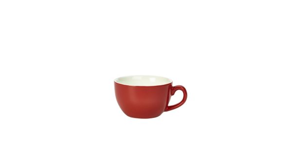 Royal Genware Bowl Shaped Cup 25cl Red