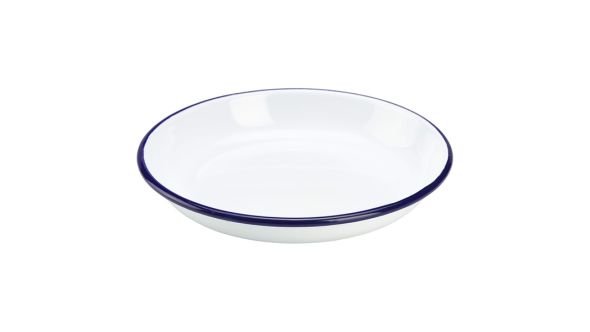 Enamel Rice/Pasta Plate 18cm - Genware