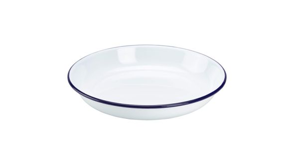 Enamel Rice/Pasta Plate 24cm - Genware