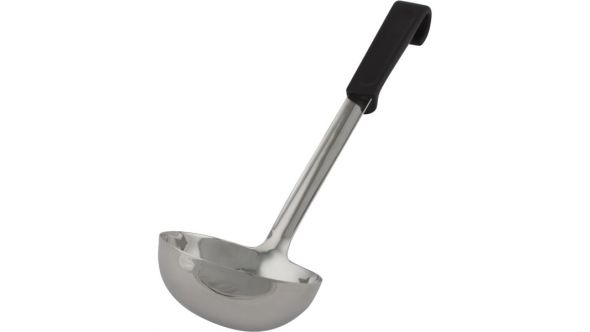 Genware Plastic Handle Soup Ladle Black