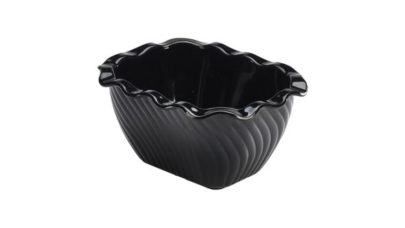 Crock 2.5Lb (1.1Kg) Tulip Black 158X127X89mm - Genware