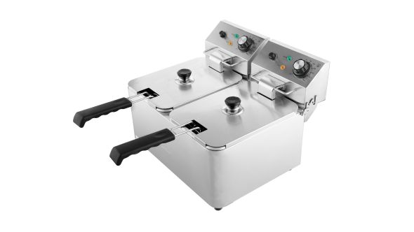 Zyco 761080 Double Countertop Fryer - Electric