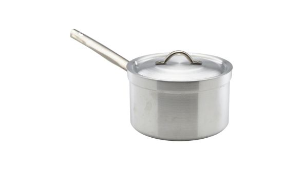 Genware HEAVY DUTY Saucepan & Lid 16cm 2 Litre