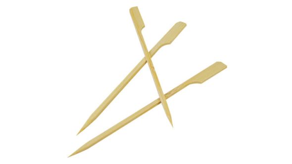 Bamboo Paddle Skewers 15cm Pack of 100