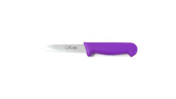 Colsafe Serrated Knife 4" / 9.5cm - Purple 950P