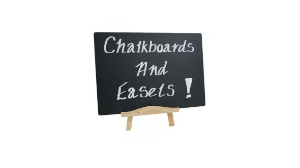 A5 Table Top Chalkboard with Easel - Mileta AB115