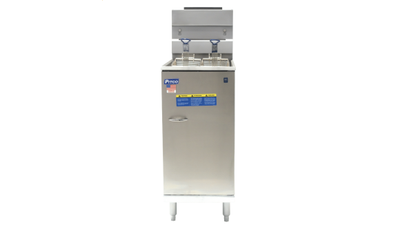 Pitco 35C Free Standing Single Tank Economy Fryer 18.1kg - Gas