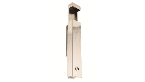 Contemporary Wall-Mounted Stainless Steel Ashtray - Genware