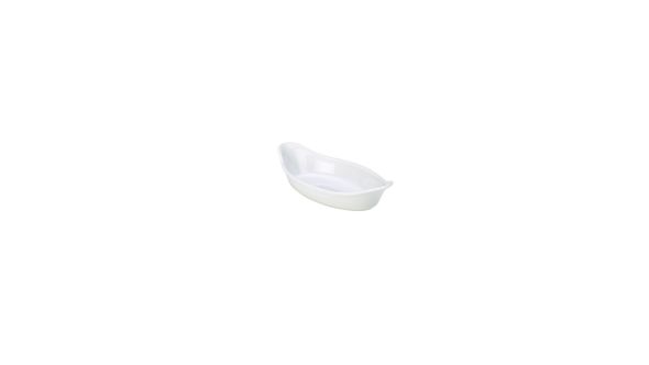 Royal Genware Oval Eared Dish 25cm White