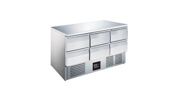 Blizzard BCC3-6D 6 Drawer Compact Gastronorm Counter 368L