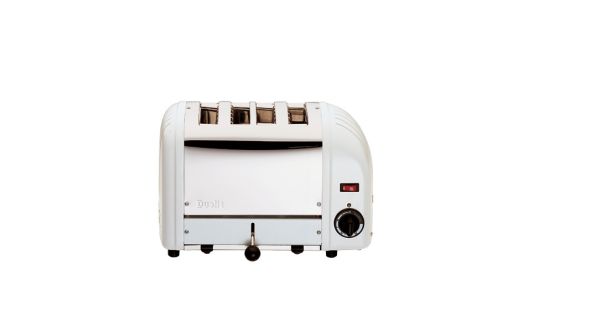 Dualit DB4S 4 Slot Toaster - White Ends 40355