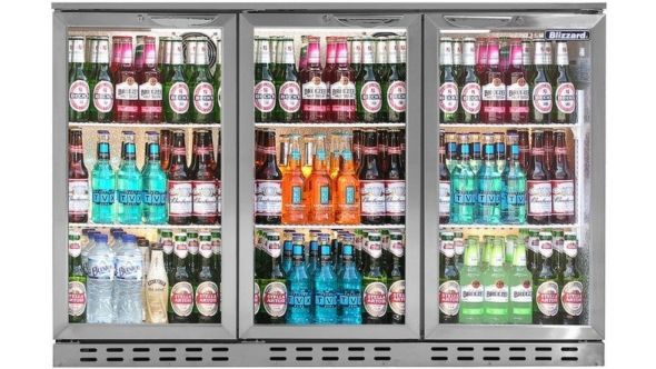 Blizzard BAR3SS Bottle Cooler 3 Doors Stainless Steel