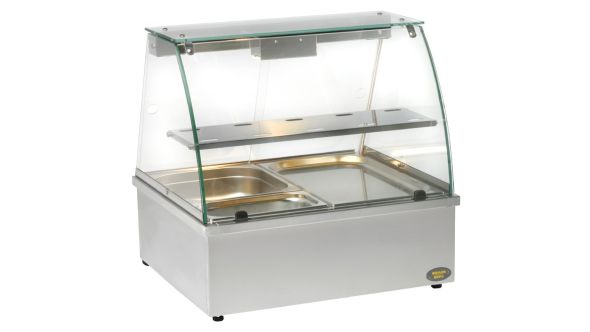 Roller Grill BMV2 Bain Marie with Display Cabinet