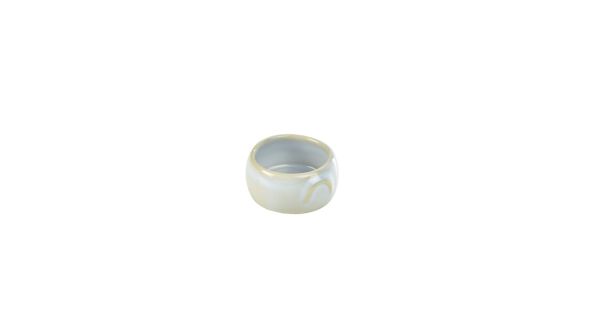 Terra Stoneware Rustic White Butter Pot 3oz/90ml - pk 12